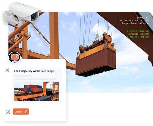 Crane Lift Path Clearance Monitoring