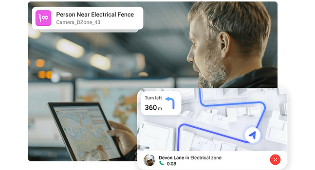 Software for Danger Zone Access Control for Restricted Areas in Smart Site Safety System (SSSS)