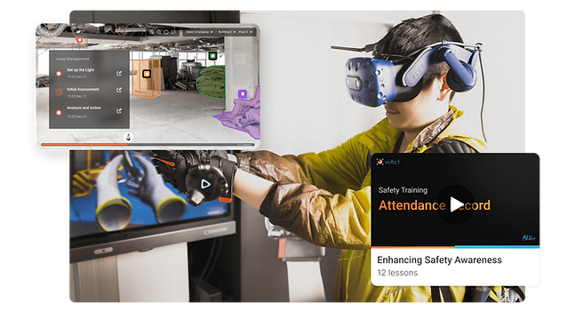 Safety Training with Virtual Reality Technology through 4S System