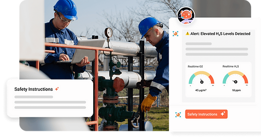 Durable industrial-grade gas detector IoT