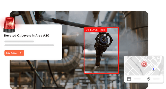 VOC gas detection and monitoring device