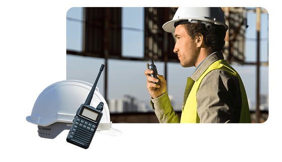 Intelligent Safety Helmet with hands-free audio for uninterrupted team coordination.